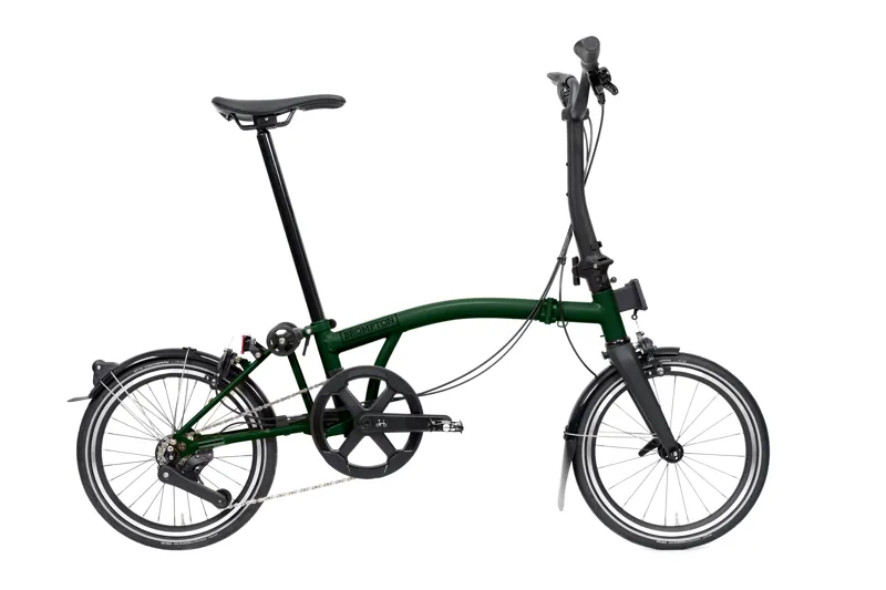 Brompton P Line 4-speed Mid Bar 2027 Folding Bike - Racing Green