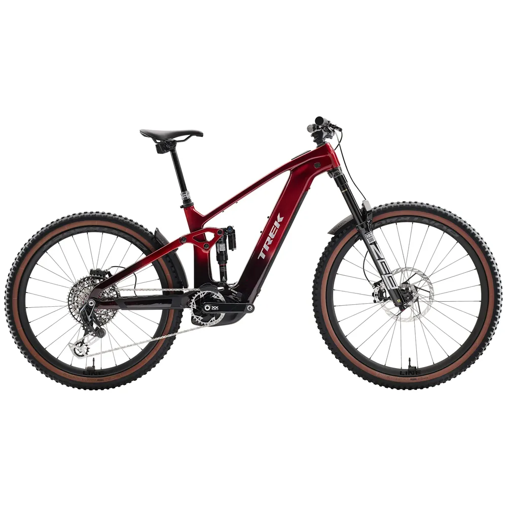uPRISE Bikes Trek Rail+ 9.9 XX AXS Gen 5 29er/27.5 2025 Electric MTB - Red Smoke | Price match, 365 day return s, 18-Month Warranty, Finance Available & Free UK Delivery