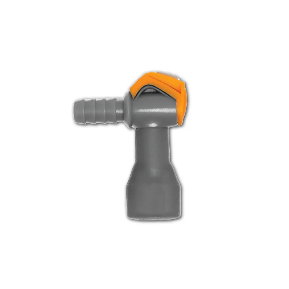 uPRISE Bikes Albek Spare Bite Valve + 90 Degree Tap - Grey/Orange | Price match, 365 day returns, 18-Month Warranty, Finance Available & Free UK Delivery