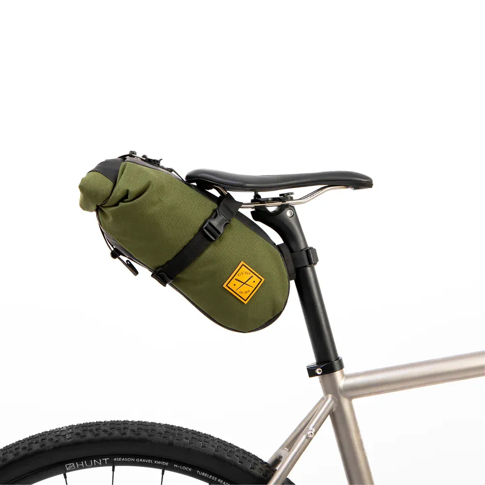 uPRISE Bikes Restrap Saddle Pack - 4.5L - Olive | Price match, 365 day return s, 18-Month Warranty, Finance Available & Free UK Delivery