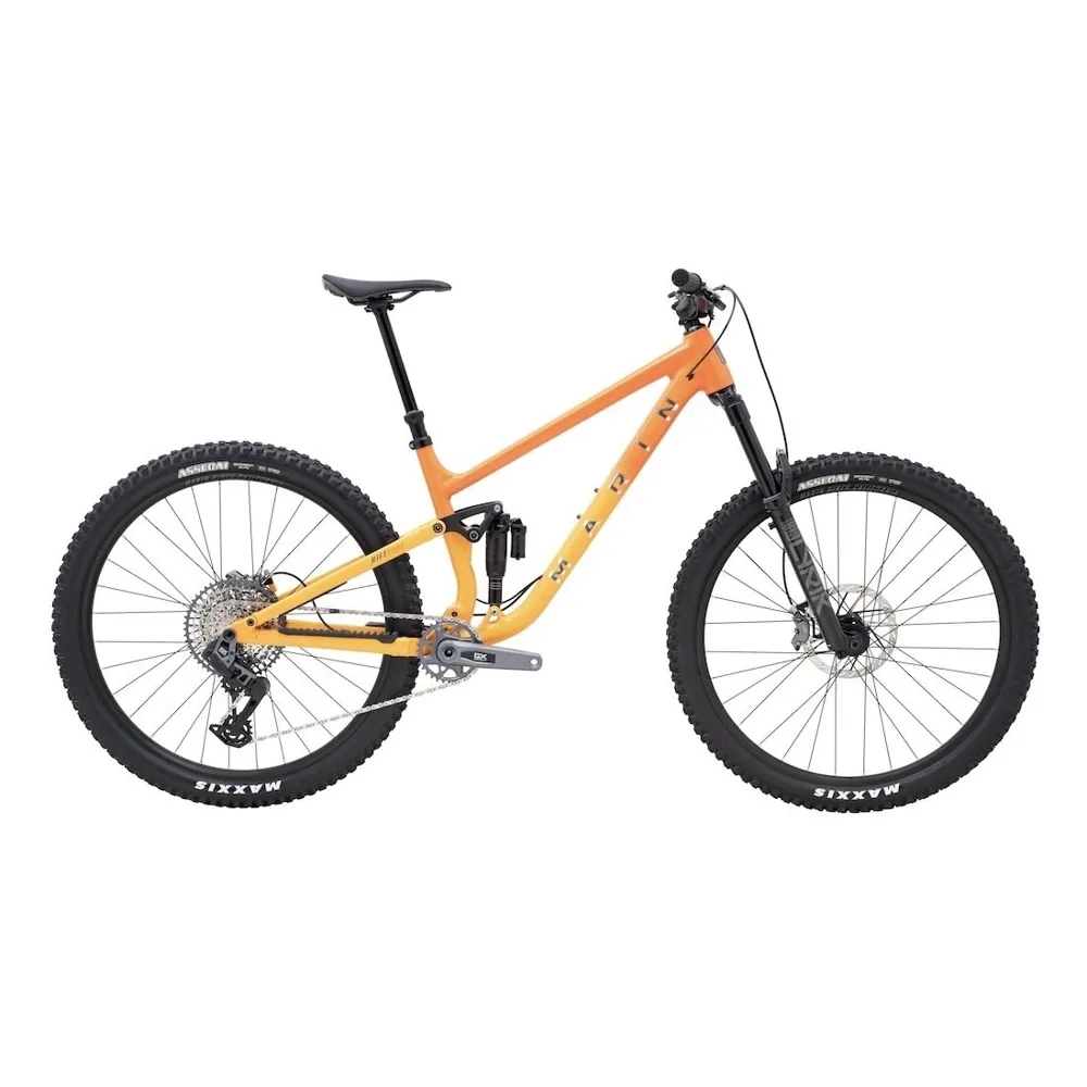 uPRISE Bikes Marin Rift Zone XR 29er AXS 2025 Full Suspension MTB - Orange/Yellow | Price match, 365 day return s, 18-Month Warranty, Finance Available & Free UK Delivery
