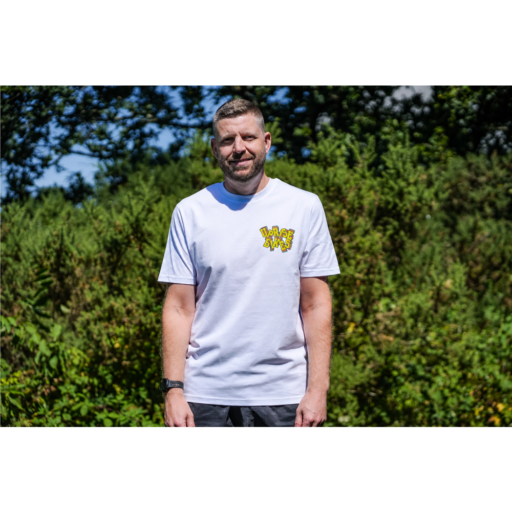 uPRISE Bikes Uprise Rise And Ride Unisex Short Sleeve Tee - White | Price match, 365 day returns, 18-Month Warranty, Finance Available & Free UK Delivery