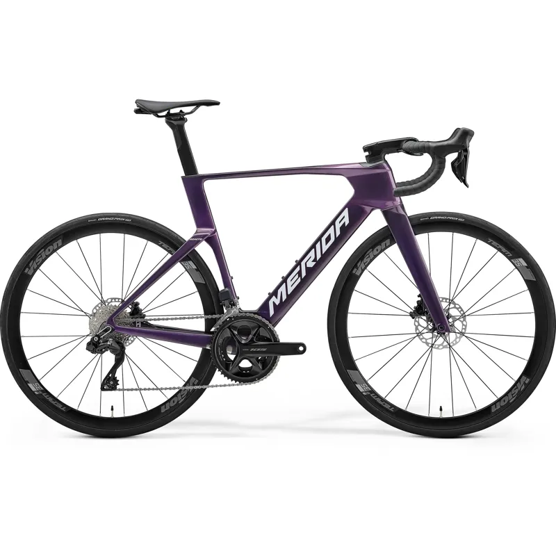 Merida Reacto 5000 2027 Carbon Aero Road Bike - Purple/White
