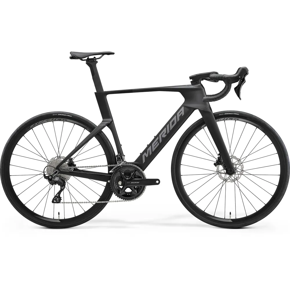 uPRISE Bikes Merida Reacto 4000 2027 Carbon Aero Road Bike - Silk Black | Price match, 365 day returns, 18-Month Warranty, Finance Available & Free UK Delivery