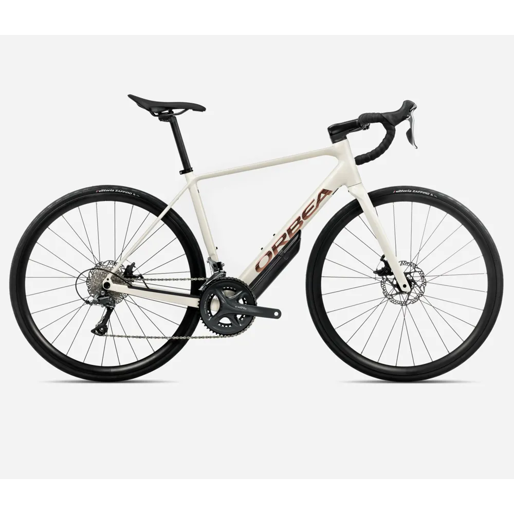 uPRISE Bikes Orbea Avant H60 2025 Endurance Road Bike - Ivory White/Titan Bronze | Price match, 365 day return s, 18-Month Warranty, Finance Available & Free UK Delivery