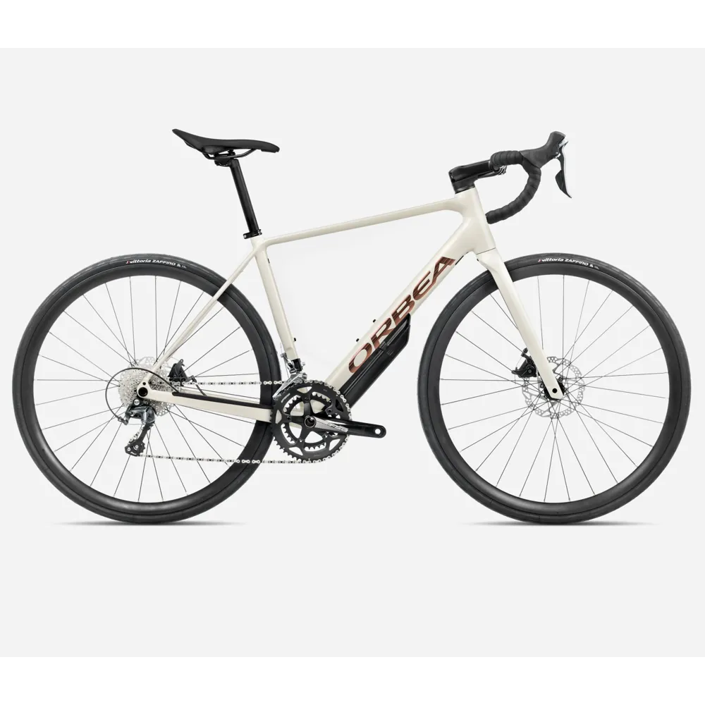 uPRISE Bikes Orbea Avant H40 2025 Endurance Road Bike - Ivory White/Titan Bronze | Price match, 365 day return s, 18-Month Warranty, Finance Available & Free UK Delivery