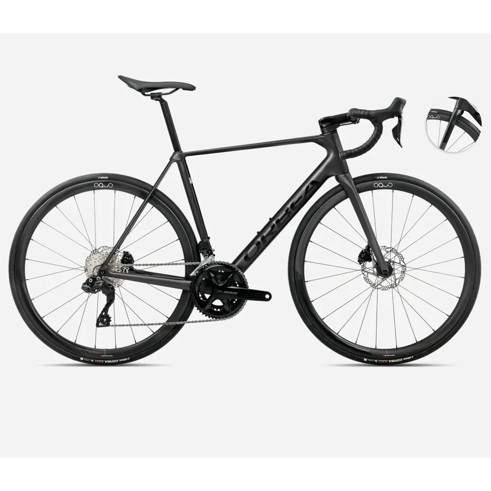 uPRISE Bikes Orbea Orca M35i 2025 Carbon Road Bike - Vulcano Black | Price match, 365 day return s, 18-Month Warranty, Finance Available & Free UK Delivery