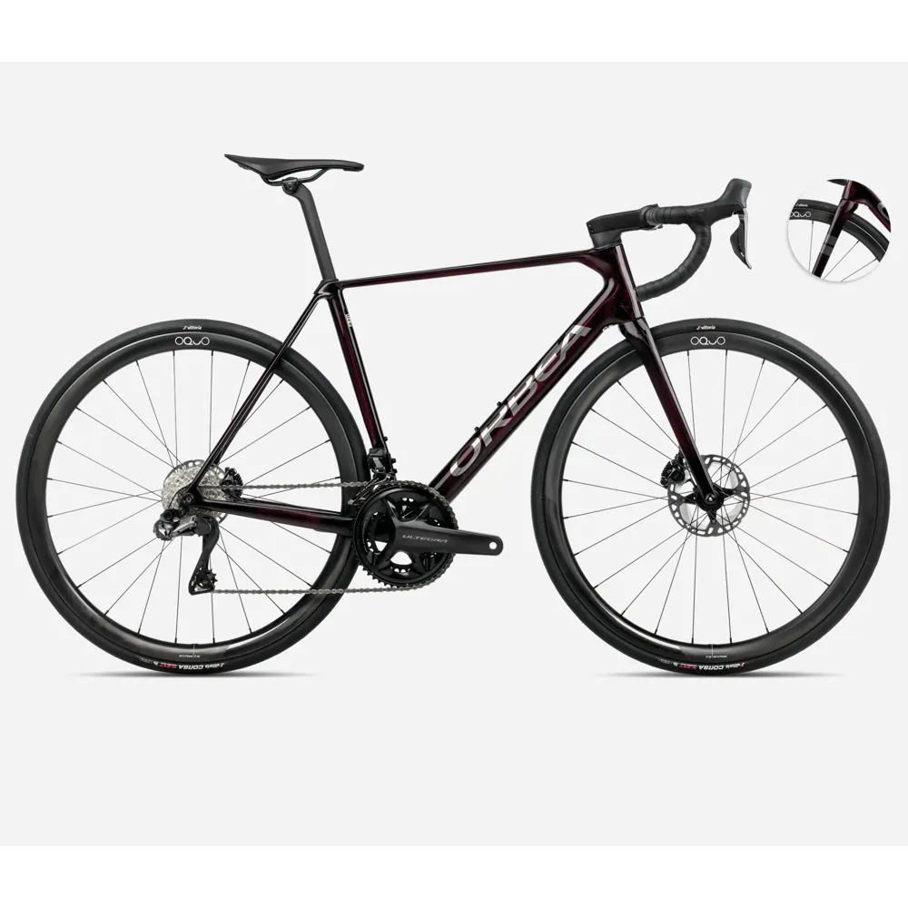 uPRISE Bikes Orbea Orca M20I Team 2025 Carbon Road Bike - Wine Red/Titanium | Price match, 365 day return s, 18-Month Warranty, Finance Available & Free UK Delivery