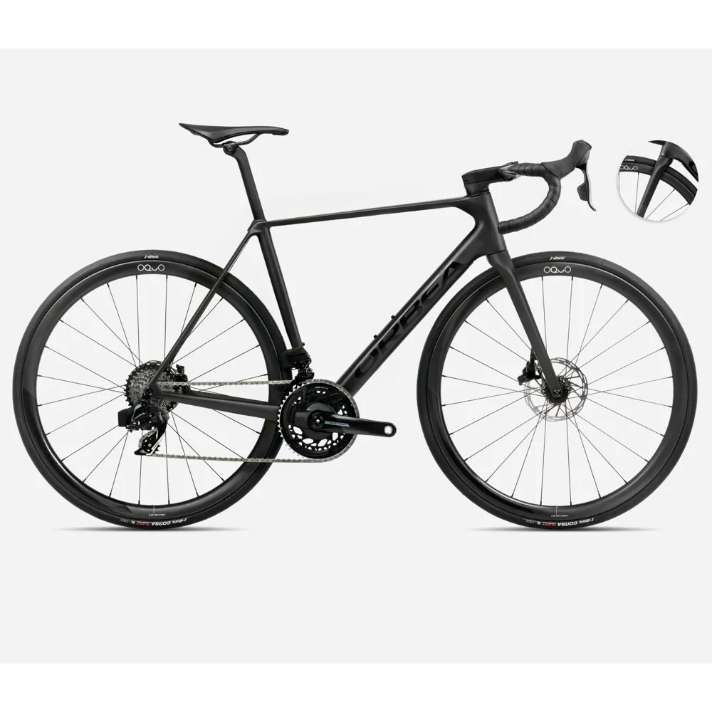 uPRISE Bikes Orbea Orca M21E Team PWR 2025 Carbon Road Bike - Vulcano Black | Price match, 365 day return s, 18-Month Warranty, Finance Available & Free UK Delivery