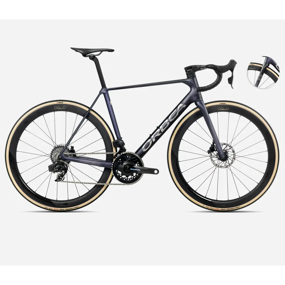 uPRISE Bikes Orbea Orca M21 eLTD PWR 2025 Carbon Road Bike - Tanzanite/Carbon Raw | Price match, 365 day return s, 18-Month Warranty, Finance Available & Free UK Delivery