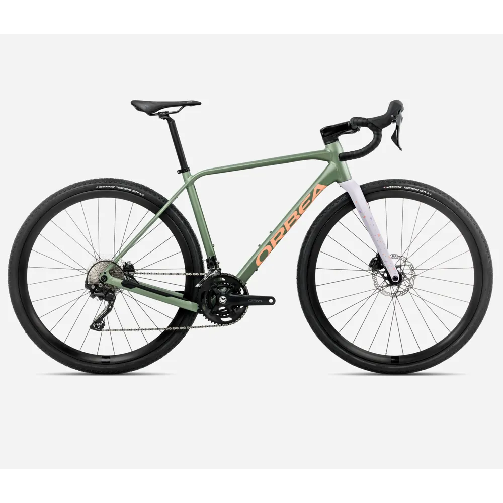 uPRISE Bikes Orbea Terra H40 2025 Gravel Road Bike - Artichoke Matt/Lilac Matt | Price match, 365 day return s, 18-Month Warranty, Finance Available & Free UK Delivery