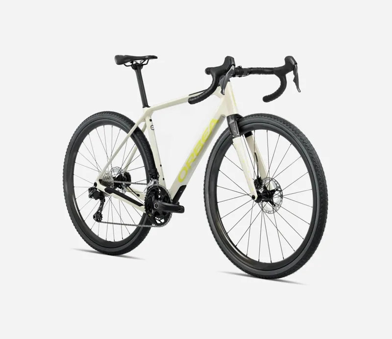 Orbea Terra M20i Team 2025 Gravel Road Bike - Ivory White/Spicy Lime-1