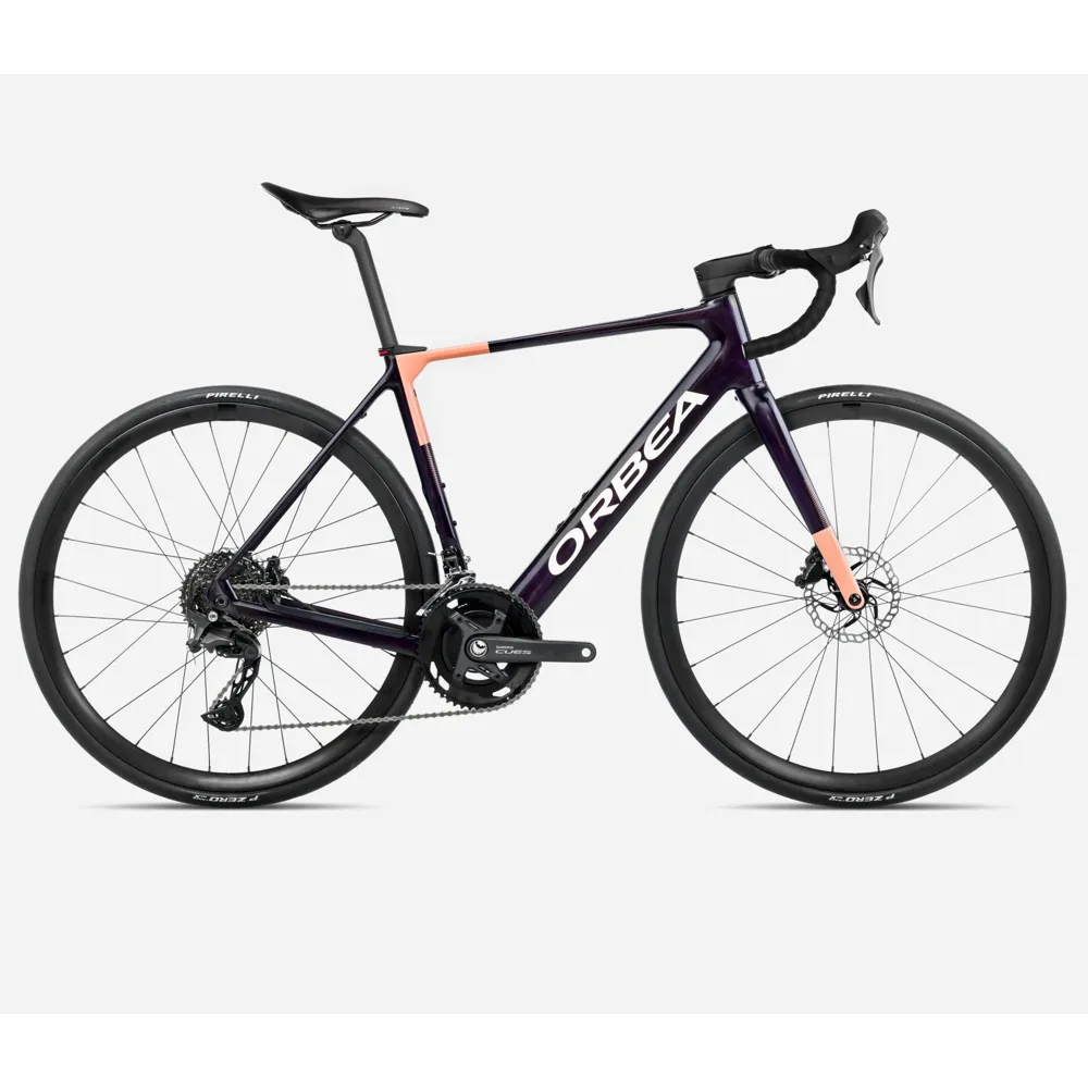 uPRISE Bikes Orbea Gain M40 2025 Electric Road Bike - Fantasy Purple/Orange Cloud | Price match, 365 day return s, 18-Month Warranty, Finance Available & Free UK Delivery