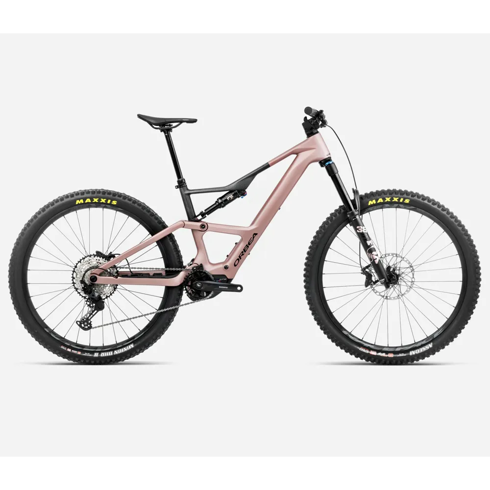 uPRISE Bikes Orbea Rise LT M20 420w 2025 Electric MTB - Desert Rose/Carbon Raw | Price match, 365 day return s, 18-Month Warranty, Finance Available & Free UK Delivery