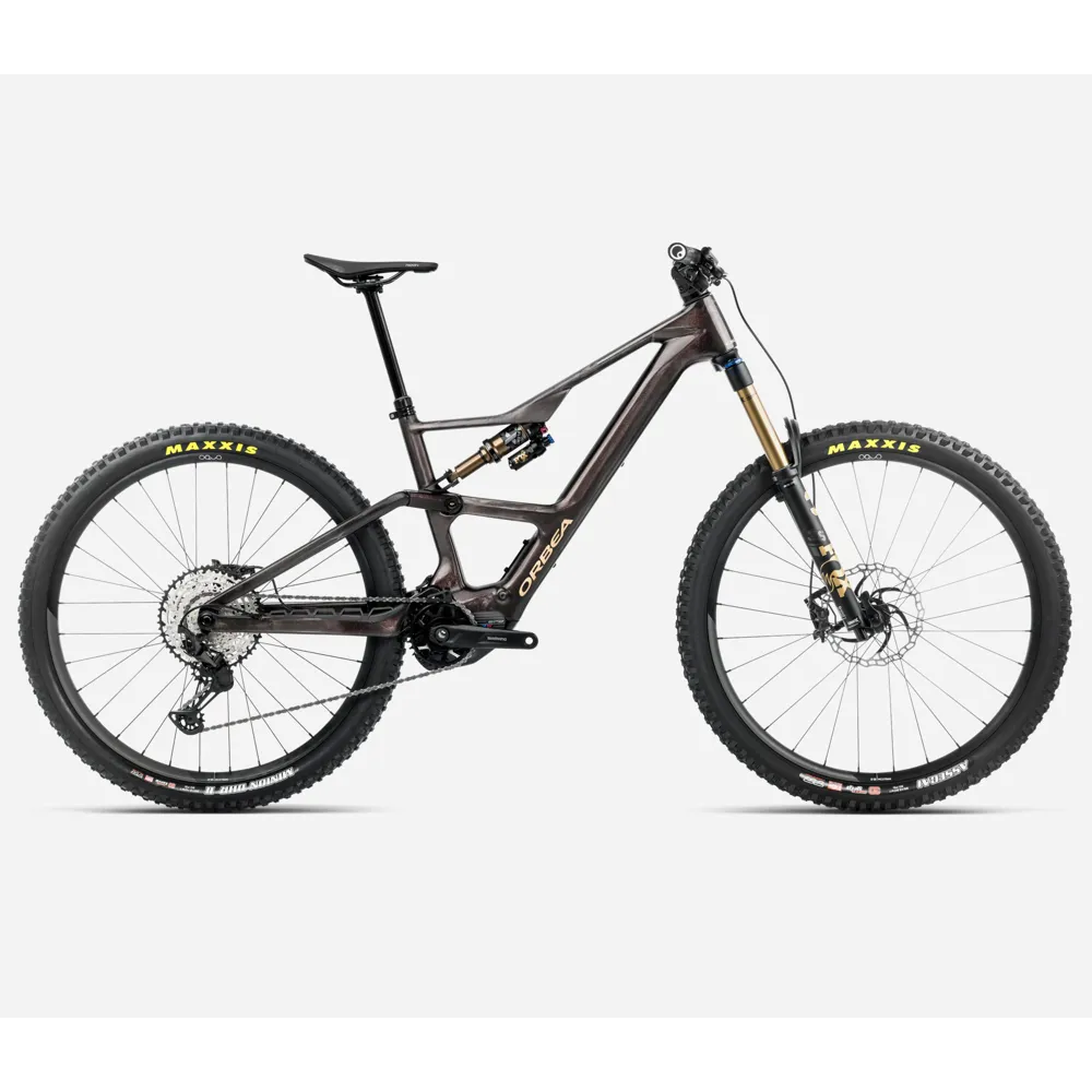 uPRISE Bikes Orbea Rise LT M10 420w 2025 Electric Bike - Cosmic Carbon/Golden Sand | Price match, 365 day return s, 18-Month Warranty, Finance Available & Free UK Delivery