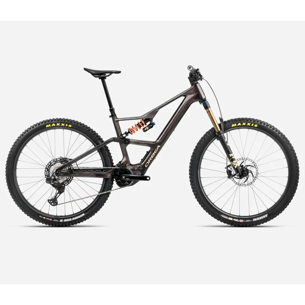 uPRISE Bikes Orbea Rise LT M-Team 420w 2025 Electric MTB - Cosmic Carbon/Golden Sand | Price match, 365 day return s, 18-Month Warranty, Finance Available & Free UK Delivery