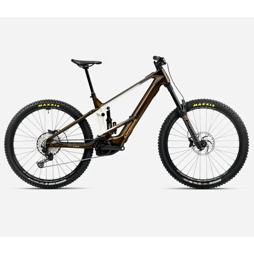 uPRISE Bikes Orbea Wild M20 29er 2025 Electric Mountain Bike - Caramel Carbon/White | Price match, 365 day return s, 18-Month Warranty, Finance Available & Free UK Delivery