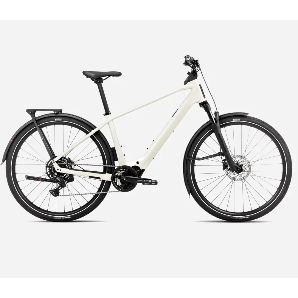 uPRISE Bikes Orbea Kemen Tour 30 2025 Electric Hybrid Bike - Ivory White | Price match, 365 day return s, 18-Month Warranty, Finance Available & Free UK Delivery