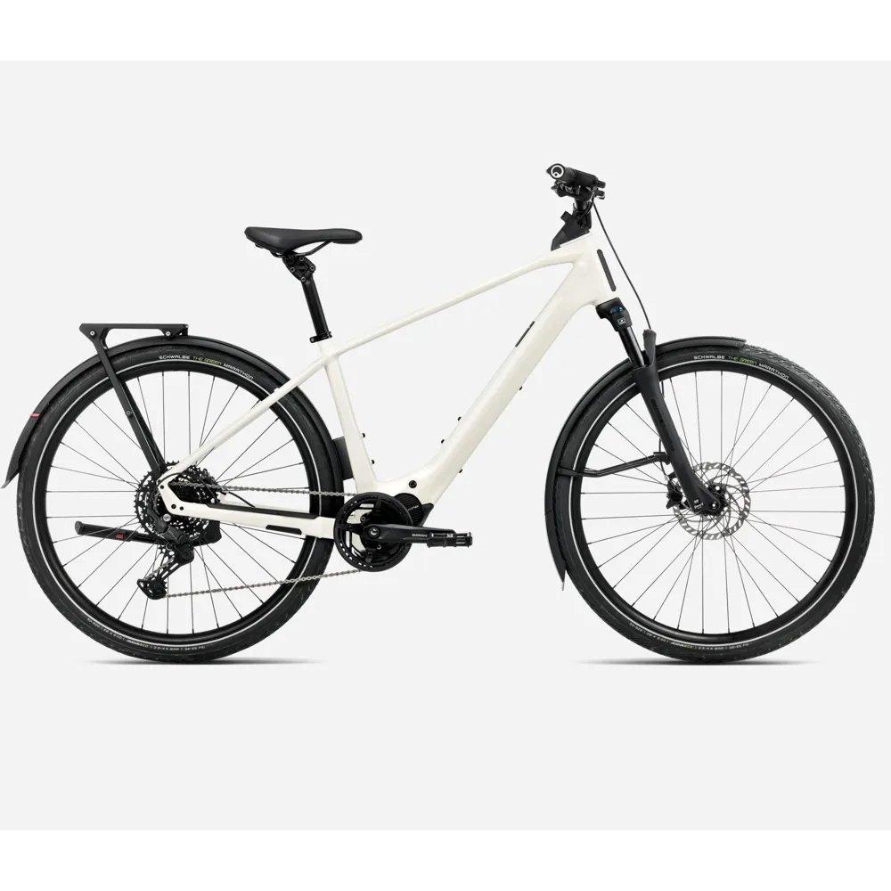 uPRISE Bikes Orbea Kemen Tour 20 2025 Electric Hybrid Bike - Ivory White | Price match, 365 day return s, 18-Month Warranty, Finance Available & Free UK Delivery