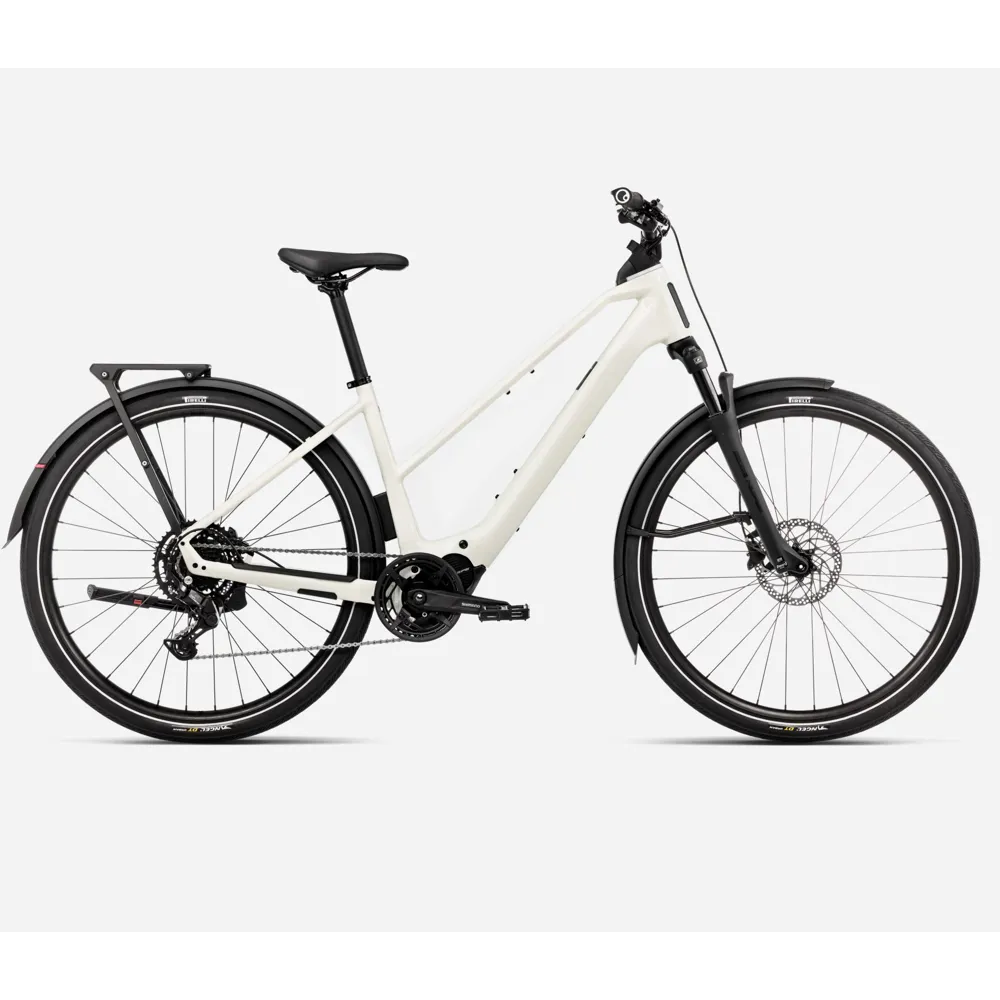 uPRISE Bikes Orbea Kemen Tour 30 Mid 2025 Electric Hybrid Bike - Ivory White | Price match, 365 day return s, 18-Month Warranty, Finance Available & Free UK Delivery