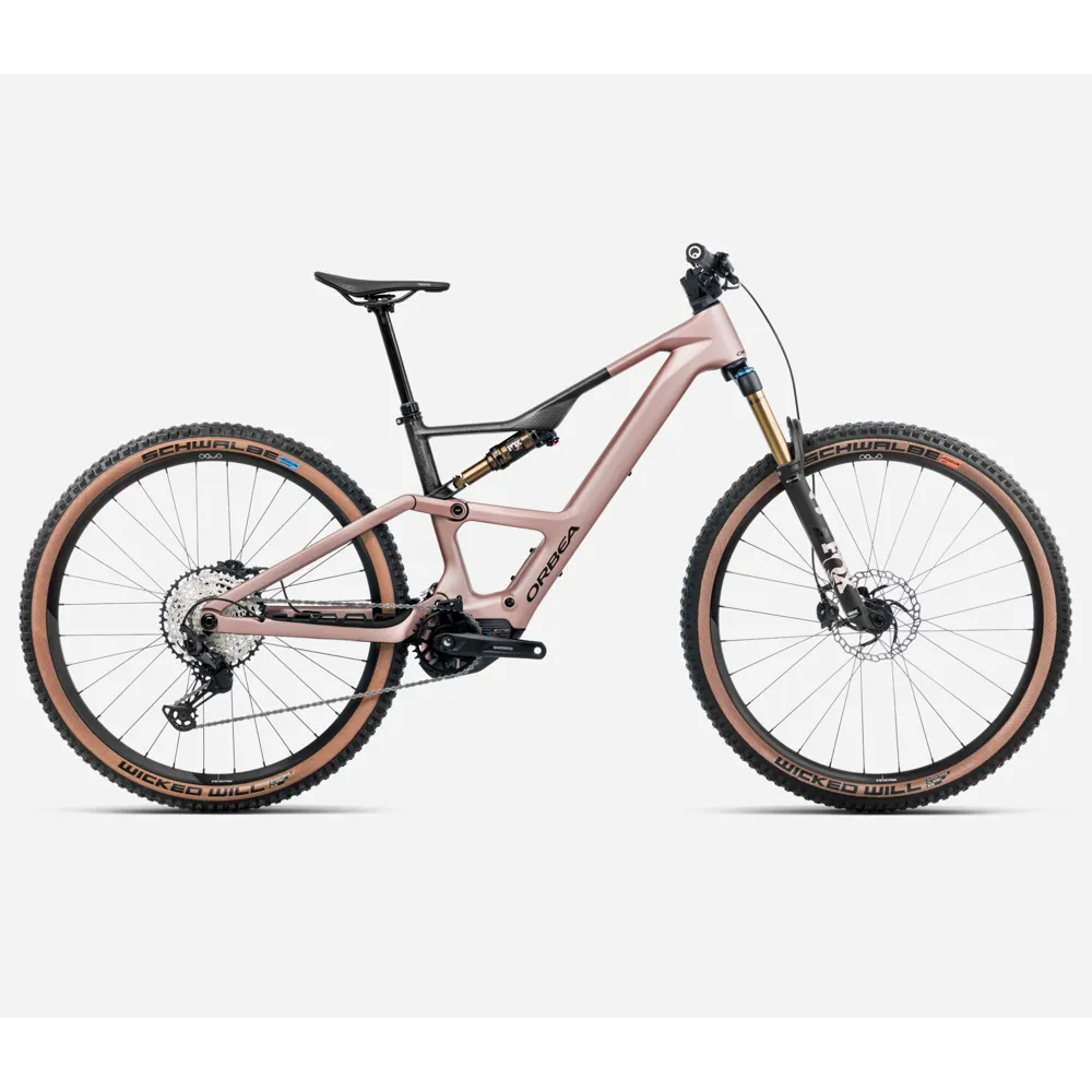 uPRISE Bikes Orbea Rise SL M10 420w 2025 Electric MTB - Desert Rose/Carbon Raw | Price match, 365 day return s, 18-Month Warranty, Finance Available & Free UK Delivery