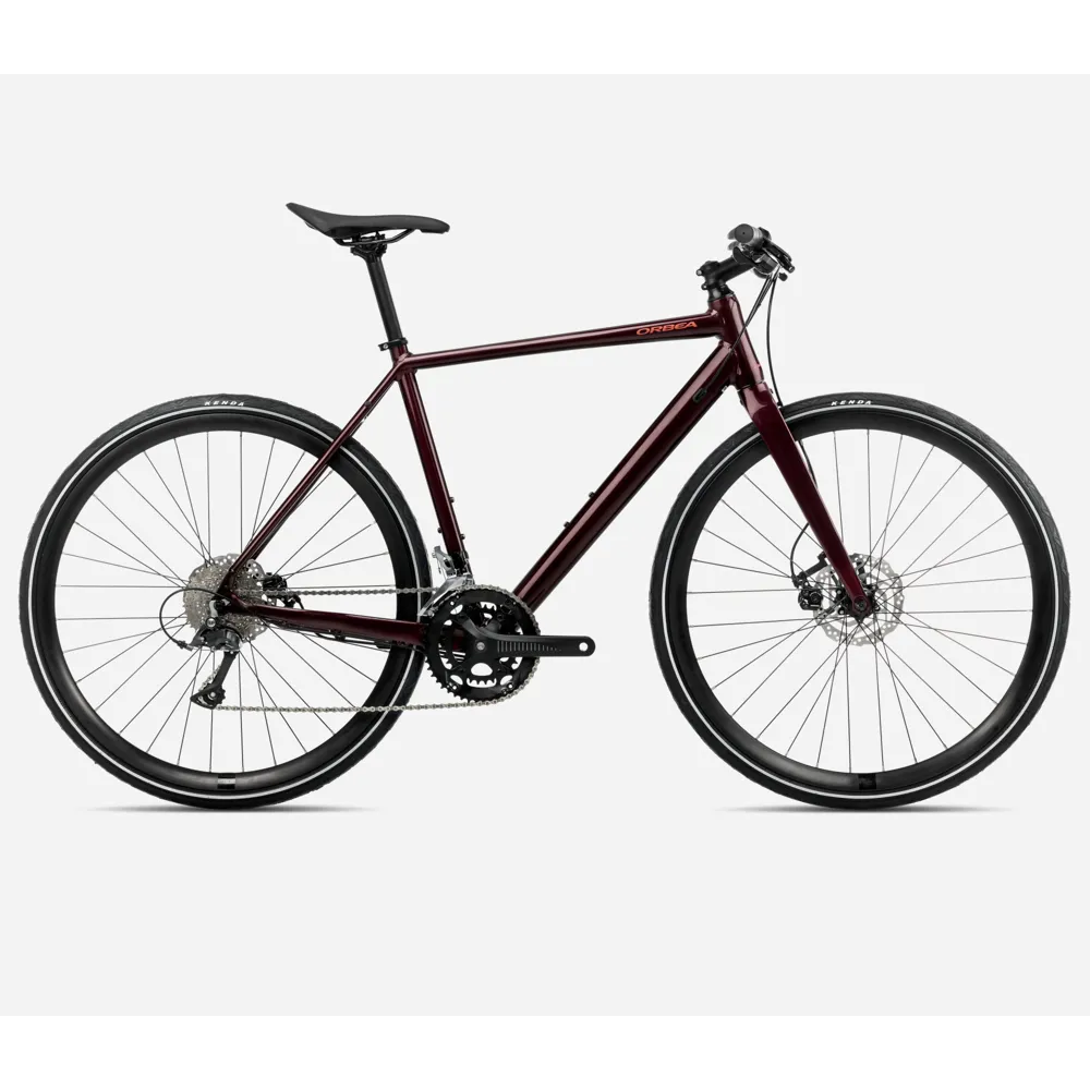 uPRISE Bikes Orbea Vector 30 2025 Hybrid Bike - Burgundy Red | Price match, 365 day return s, 18-Month Warranty, Finance Available & Free UK Delivery