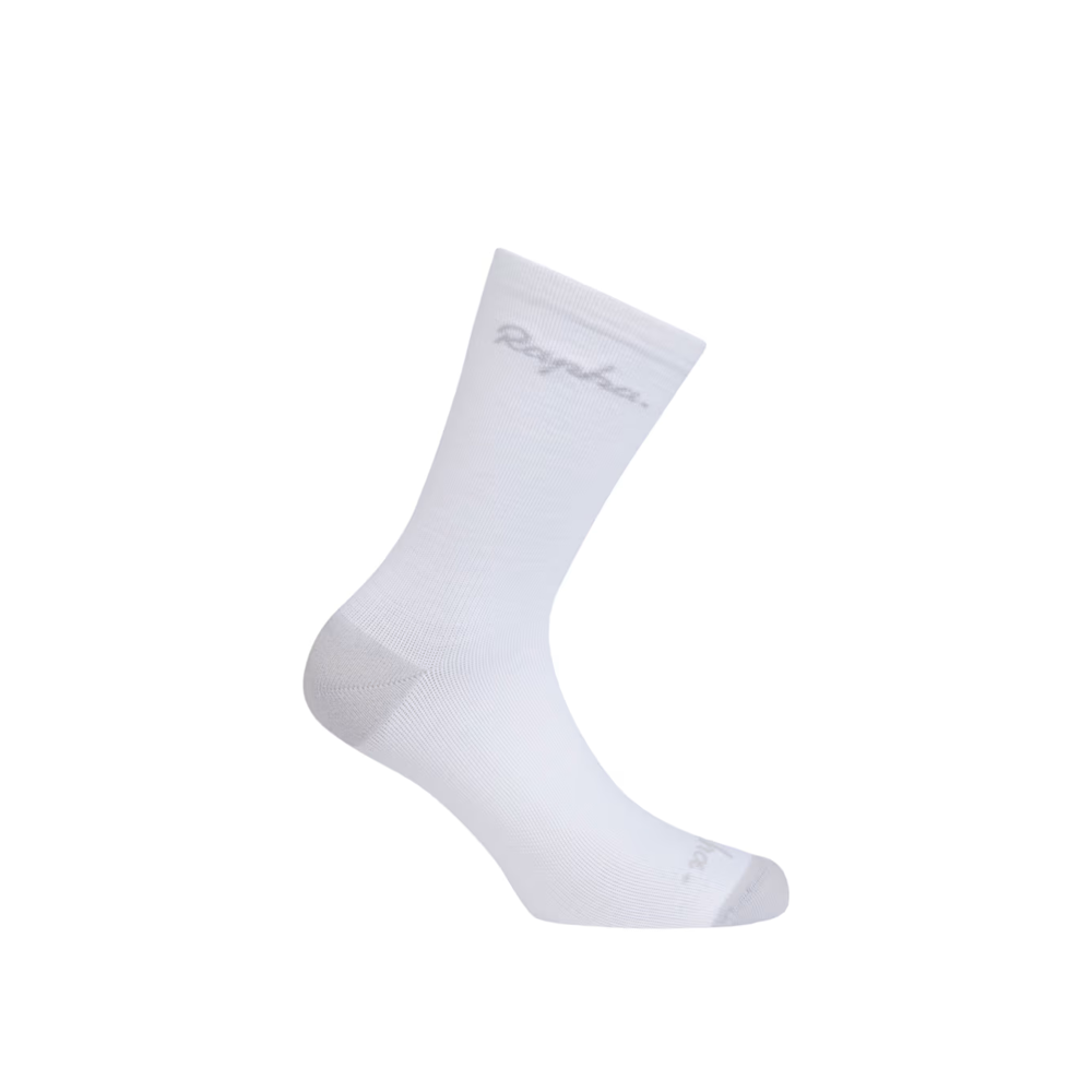 uPRISE Bikes Rapha Regular Merino Socks - White/Grey | Price match, 365 day returns, 18-Month Warranty, Finance Available & Free UK Delivery
