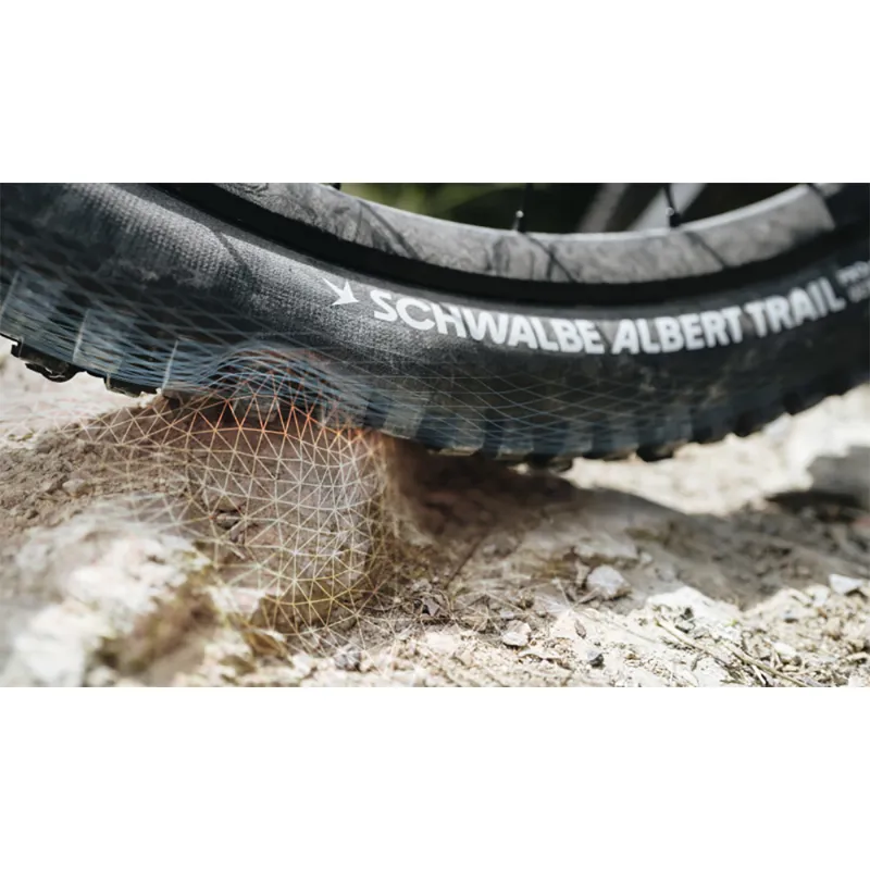Schwalbe Albert Radial Soft Trail Pro Folding TLE 29 x 2.50 MTB Tyre-2