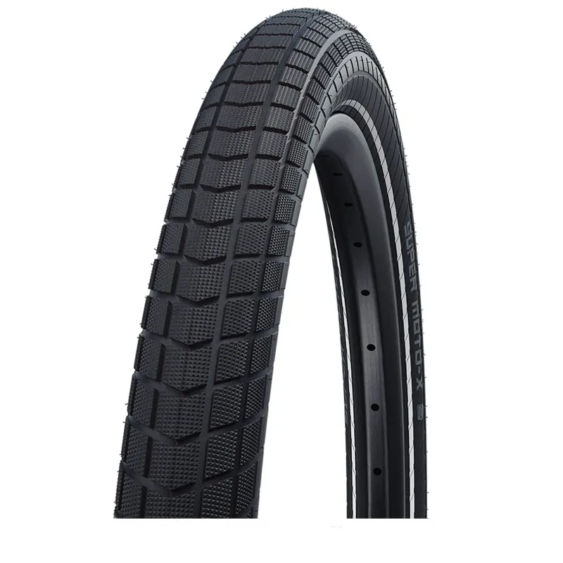 Super Moto-X GreenGuard 20x2.40 Folding Bike Tyre Black/Reflctive