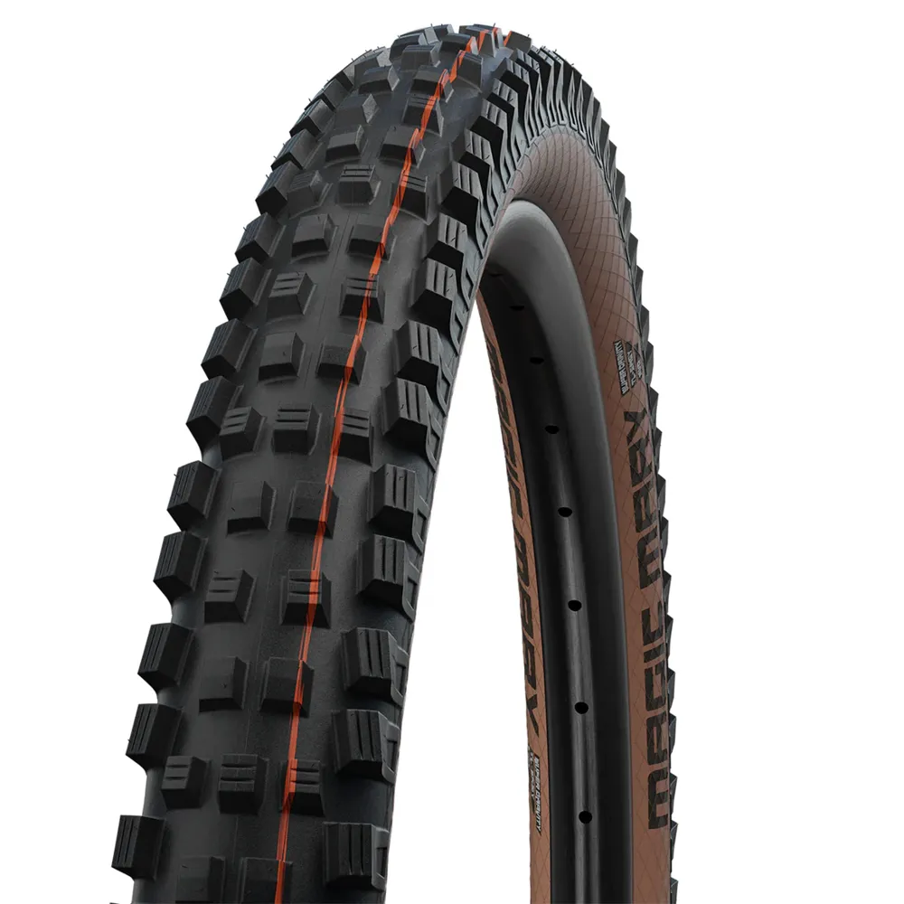uPRISE Bikes Schwalbe Magic Mary Gravity Pro Soft TLR Folding MTB Tyre - 29x2.40 inch - Bronze | Price match, 365 day returns, 18-Month Warranty, Finance Available & Free UK Delivery