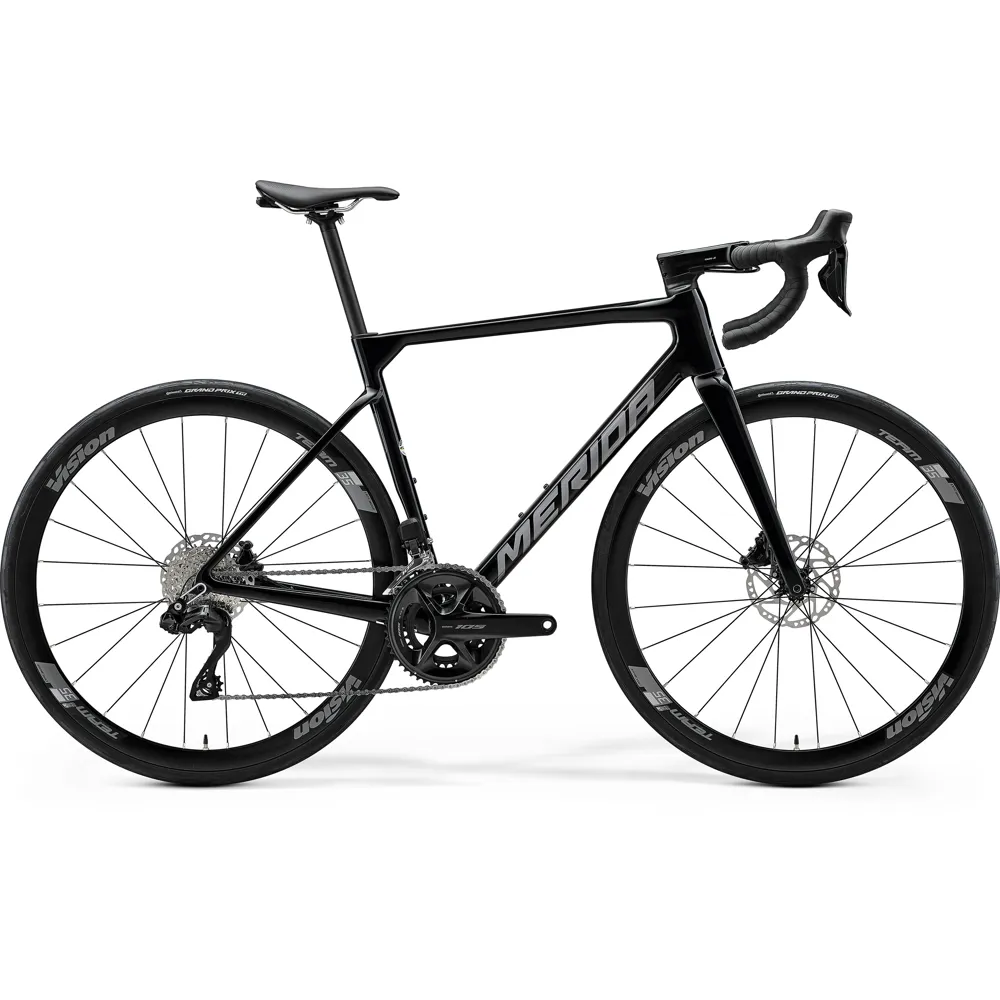 uPRISE Bikes Merida Scultura 5000 2027 Carbon Road Bike - Metallic Black | Price match, 365 day returns, 18-Month Warranty, Finance Available & Free UK Delivery
