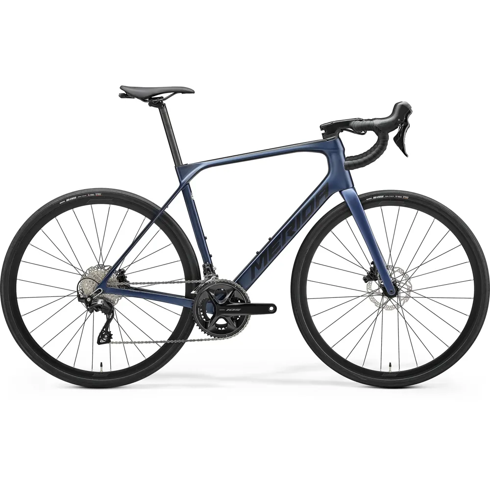 uPRISE Bikes Merida Scultura Endurance 4000 2025 Road Bike - Silk Blue/Black | Price match, 365 day return s, 18-Month Warranty, Finance Available & Free UK Delivery