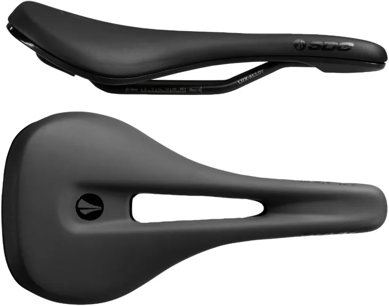 SDG Bel Air V3 Overland Lux-Alloy Saddle - Black/Microfibre