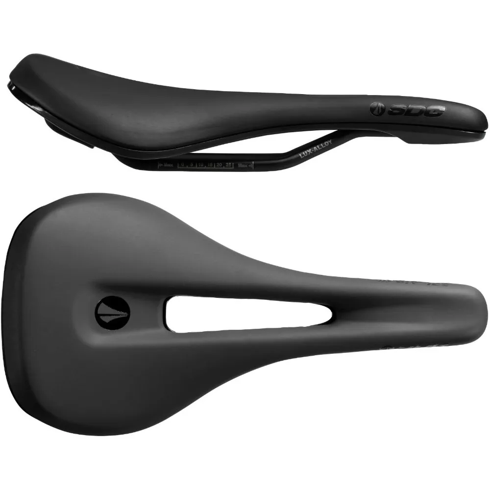 uPRISE Bikes SDG Bel Air V3 Overland Lux-Alloy Saddle - Black/Microfibre | Price match, 365 day returns, 18-Month Warranty, Finance Available & Free UK Delivery