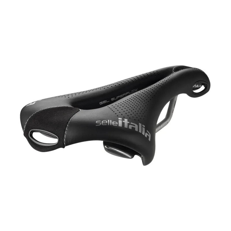 Selle Italia Saddle Max Flite Gel Ti316 Superflow Saddle - Black-1
