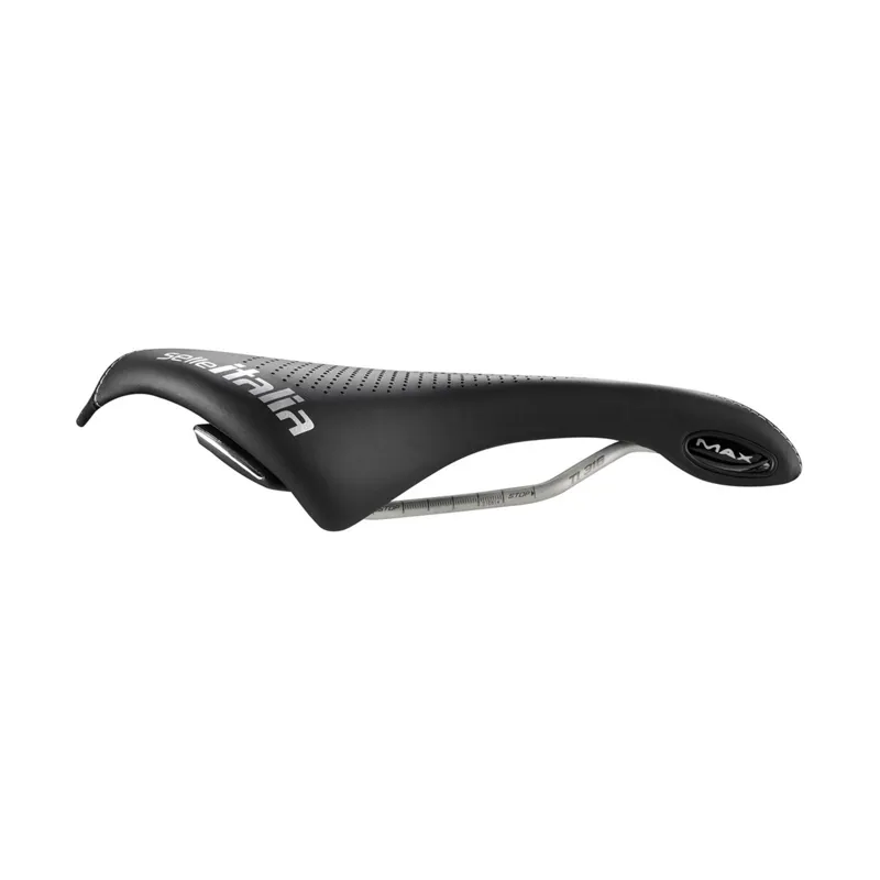 Selle Italia Saddle Max Flite Gel Ti316 Superflow Saddle - Black-2