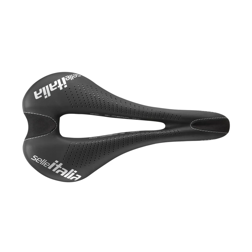 uPRISE Bikes Selle Italia SLR Boost Gel TI316 Superflow Saddle - Black | Price match, 365 day returns, 18-Month Warranty, Finance Available & Free UK Delivery