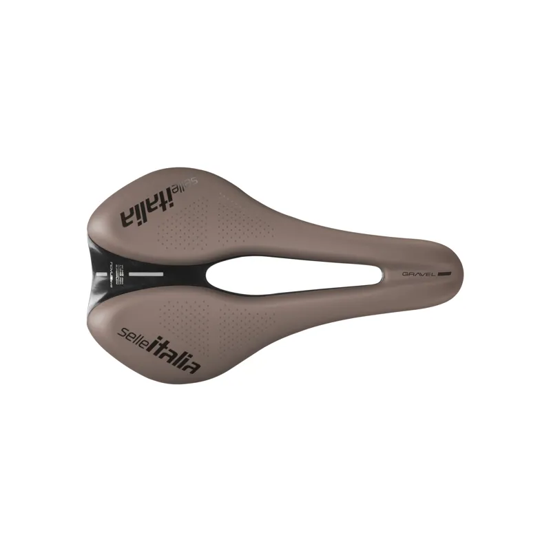 Selle Italia Novus Boost Evo TM Superflow Gravel Saddle - Mud Brown