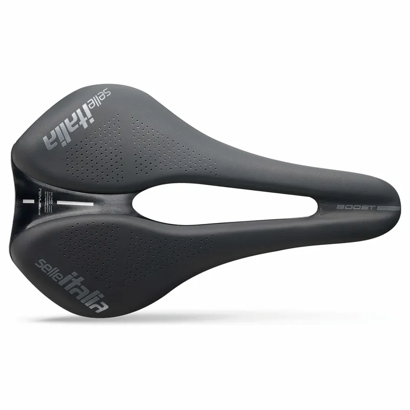 Selle Italia Max Novus Evo Boost TI316 Superflow Saddle - Black
