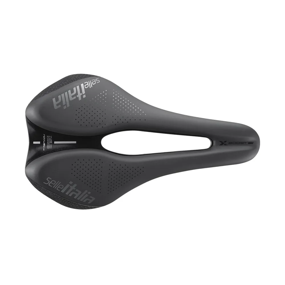 uPRISE Bikes Selle Italia Novus Boost Evo TM Superflow X-Cross Saddle - Black | Price match, 365 day returns, 18-Month Warranty, Finance Available & Free UK Delivery