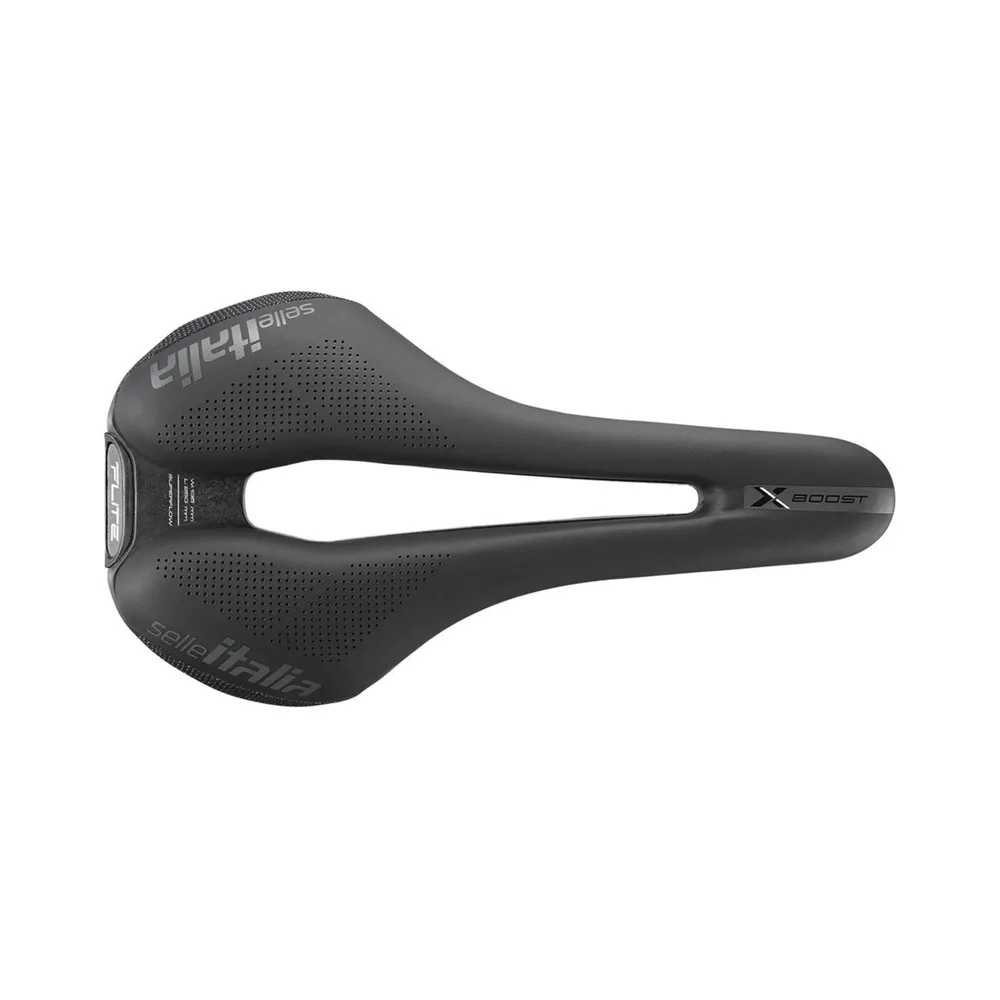 uPRISE Bikes Selle Italia Flite Boost TI316 Superflow X-Cross Saddle - Black | Price match, 365 day returns, 18-Month Warranty, Finance Available & Free UK Delivery