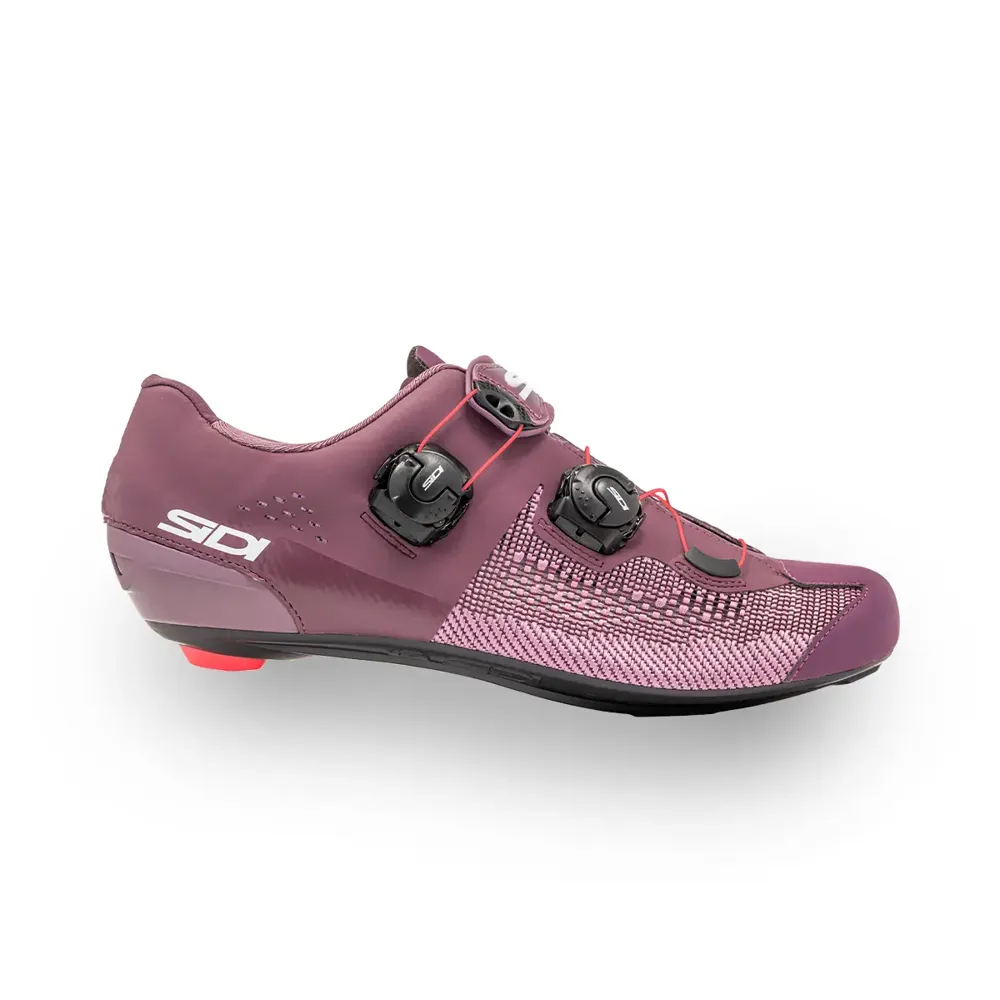 uPRISE Bikes Sidi Genius 10 Knitted Road Shoes - Violet | Price match, 365 day return s, 18-Month Warranty, Finance Available & Free UK Delivery