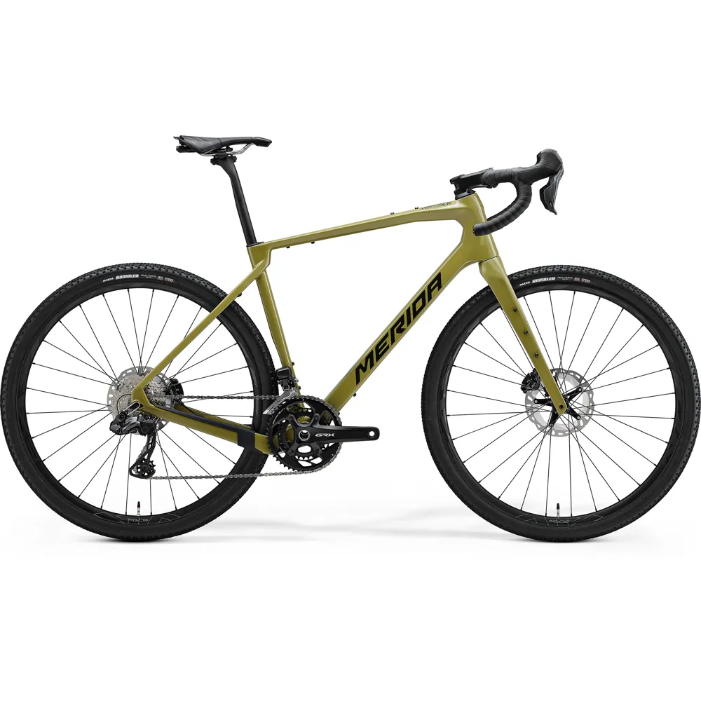 uPRISE Bikes Merida Silex 8000 2025 Carbon Gravel Road Bike - Green/Gold/Black | Price match, 365 day return s, 18-Month Warranty, Finance Available & Free UK Delivery