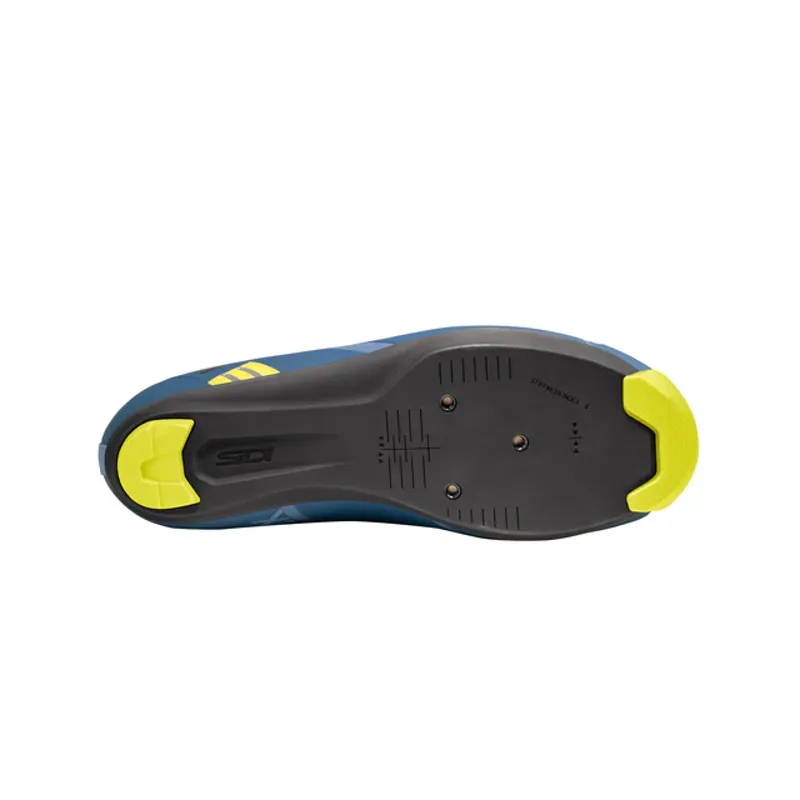 Sidi Nix Fluo Road Shoes - Navy/Yellow Fluo-2