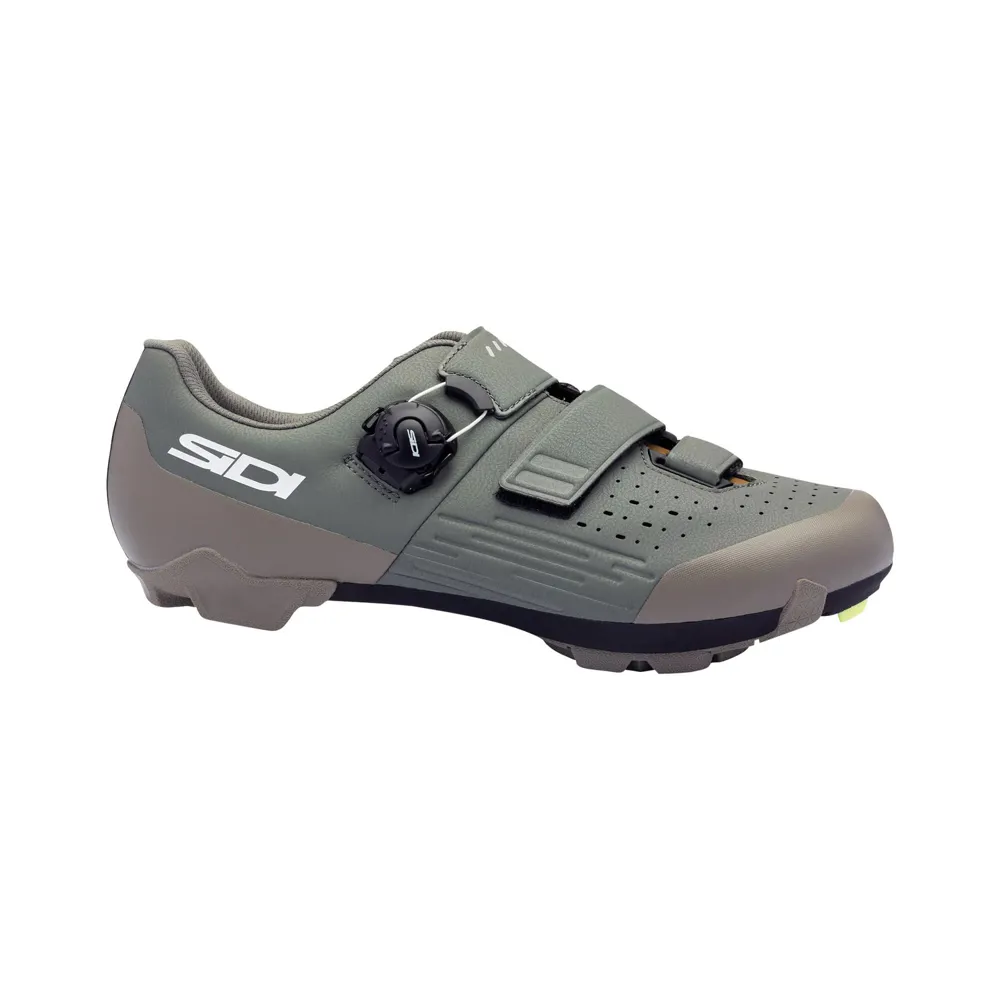 uPRISE Bikes Sidi Silvis XC Monochrome MTB Shoes - Dark Grey | Price match, 365 day return s, 18-Month Warranty, Finance Available & Free UK Delivery