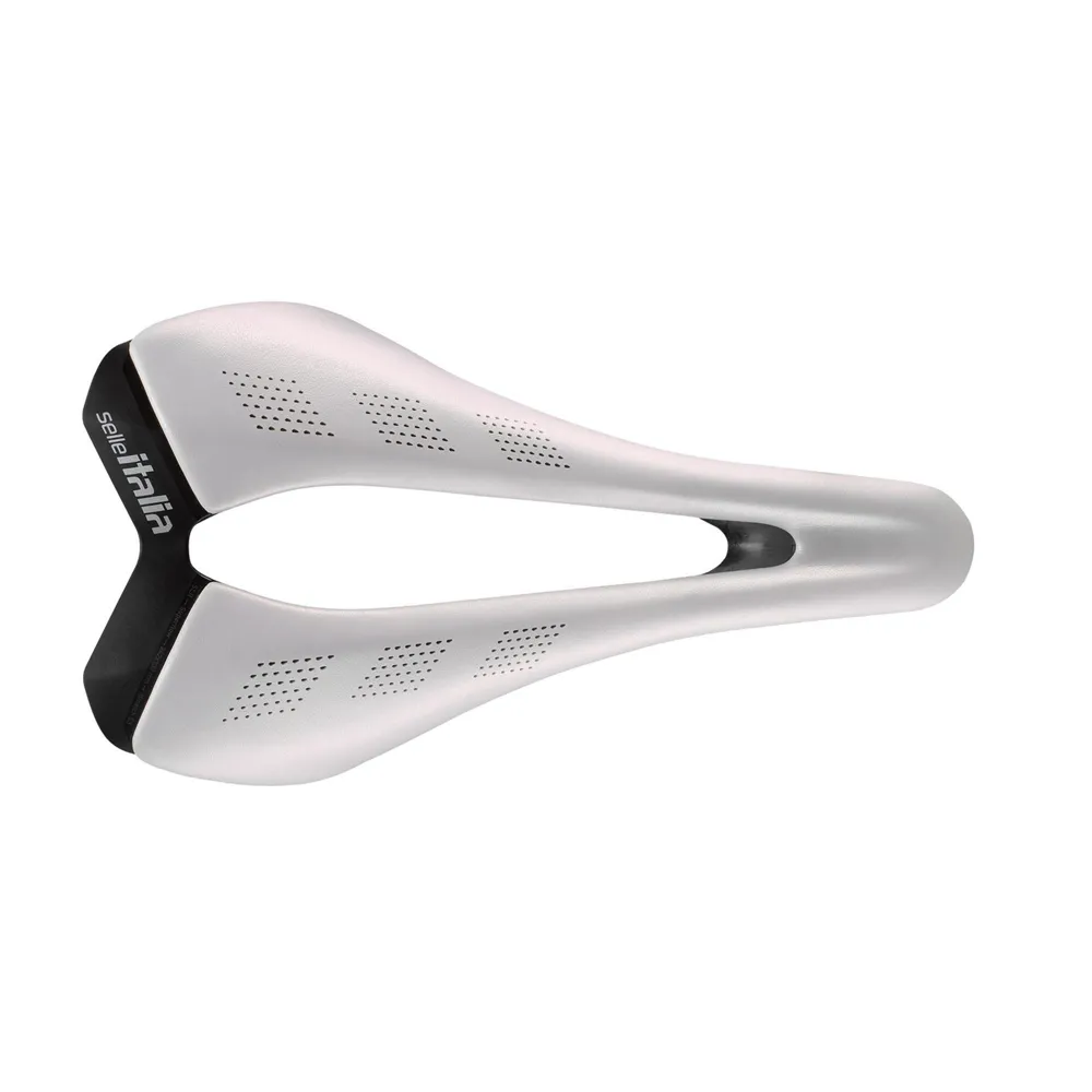 uPRISE Bikes Selle Italia SLR Carbon Saddle - Opal White | Price match, 365 day returns, 18-Month Warranty, Finance Available & Free UK Delivery