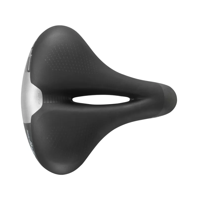 Selle Italia T2 Flow Commuter Saddle - Black