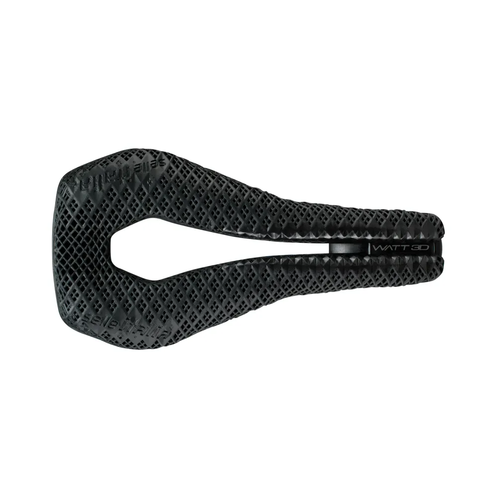 uPRISE Bikes Selle Italia Watt 3D TI316 Superflow Saddle - Black | Price match, 365 day returns, 18-Month Warranty, Finance Available & Free UK Delivery