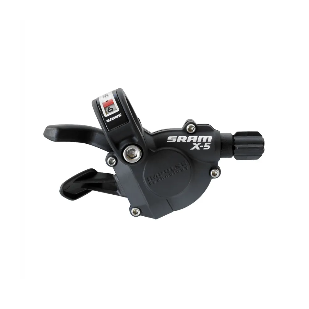 uPRISE Bikes Sram x5 Shifter - Trigger - Set 3x9 speed - Black | Price match, 365 day return s, 18-Month Warranty, Finance Available & Free UK Delivery