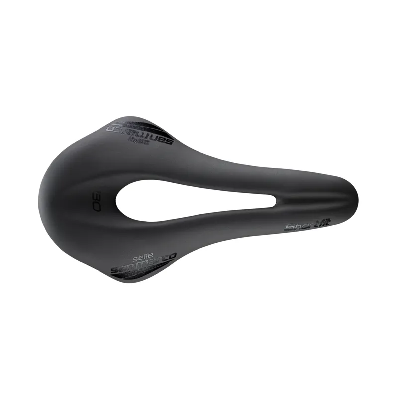 Selle San Marco Shortfit 130 Dynamic Saddle - S3 - Black